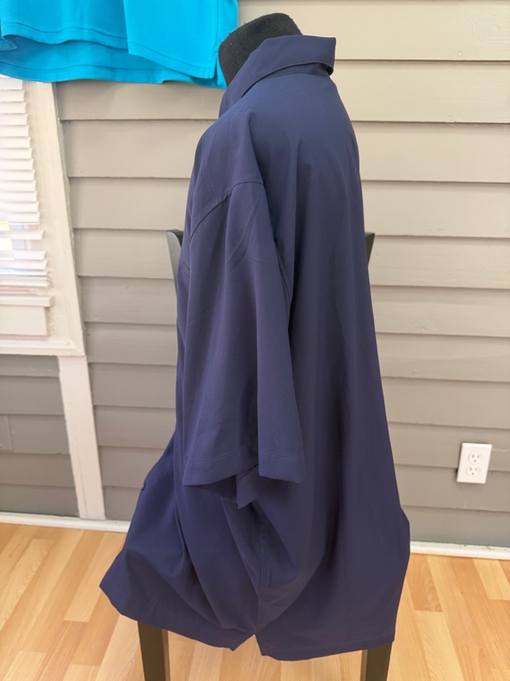 Under Armour Men’s Performance Tech Golf & Motivator Polo - Turquoise & Navy - Picture 3 of 8